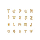 SUBTLE SHINE GOLD INITIAL - DIJES - Malandra Jewelry - AD1447.B - J64258