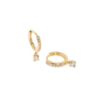 SUBTLE SPARK HUGGIES - ARETES - Malandra Jewelry - AA1402 - B99954