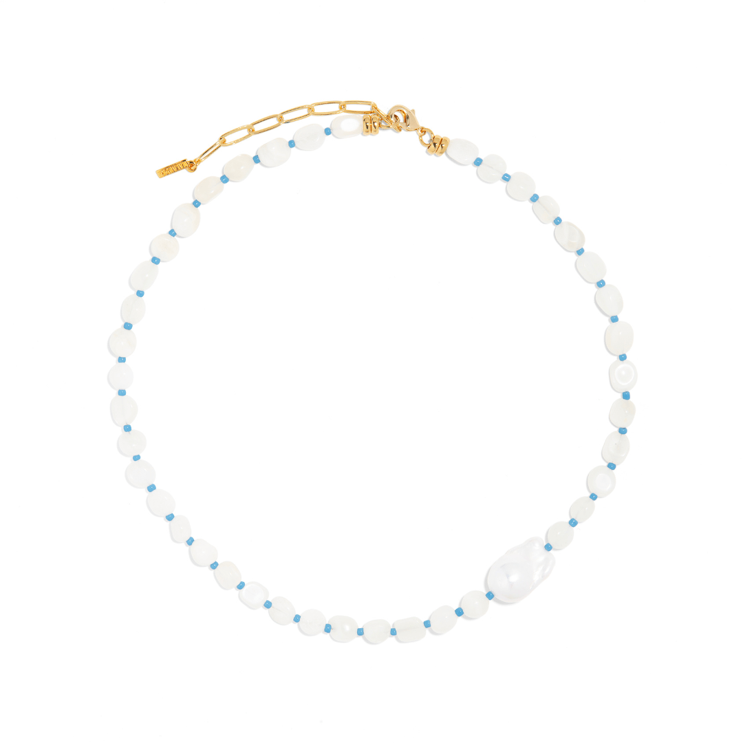SUMMER SKY BAROQUE NECKLACE - COLLARES - Malandra Jewelry - TC2010