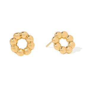SUNBURST STUDS - ARETES - Malandra Jewelry - VCA282-3958