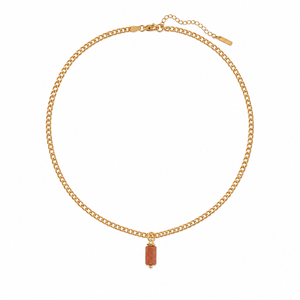 SUNSTONE V AURA NECKLACE - COLLARES - Malandra Jewelry - TC1176