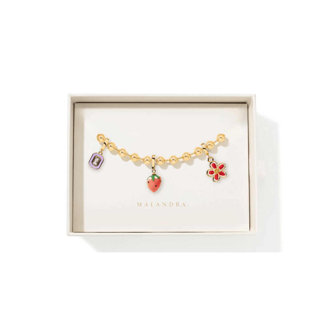 SWEET BLOOM CHARMS GIFT SET - SETS DE REGALO - Malandra Jewelry - SET170 EYHP14/EYHD52/EYHD44/EYHD29