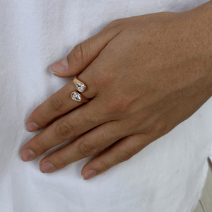 TEARDROP GLOW RING - ANILLOS - Malandra Jewelry - EUWR435-JDR2406008