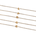 TENNIS INITIAL LUXE BRACELET - PULSERAS - Malandra Jewelry - EUWP232.E - JDB0305011 - E
