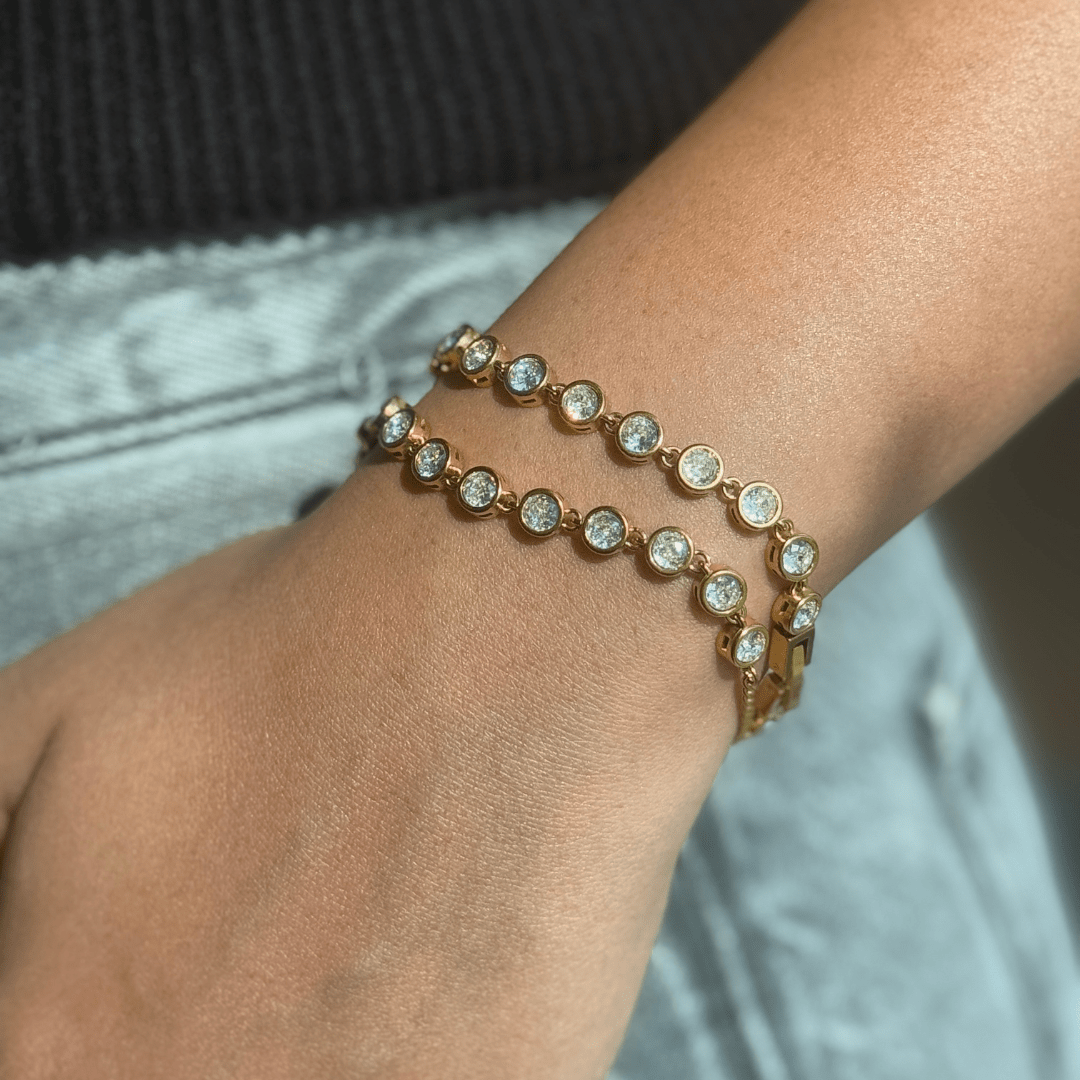 TENNIS SPARK ORBITS BRACELET - PULSERAS - Malandra Jewelry - EUWP220 - JDB0112063