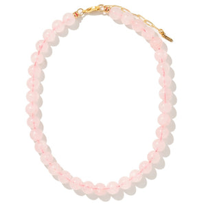 TERRA ROSE QUARTZ NECKLACE - COLLARES - Malandra Jewelry - TC2467
