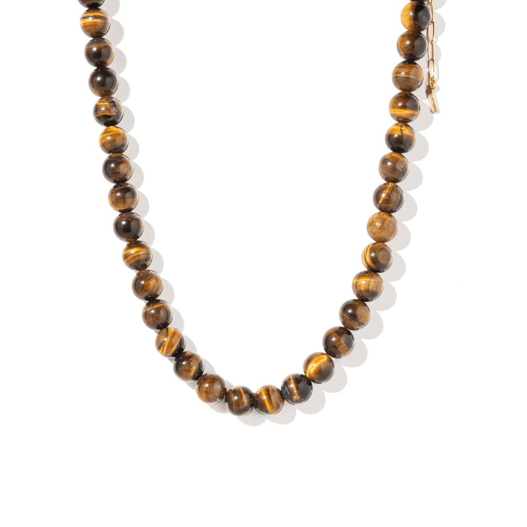 TIGER EYE TERRA NECKLACE - COLLARES - Malandra Jewelry - TC2147