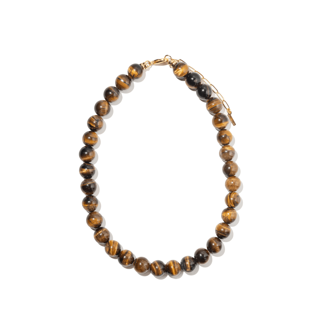 TIGER EYE TERRA NECKLACE - COLLARES - Malandra Jewelry - TC2147