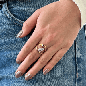 TIMELESS FLOW RING - ANILLOS - Malandra Jewelry - EUWR355-JDR0310005