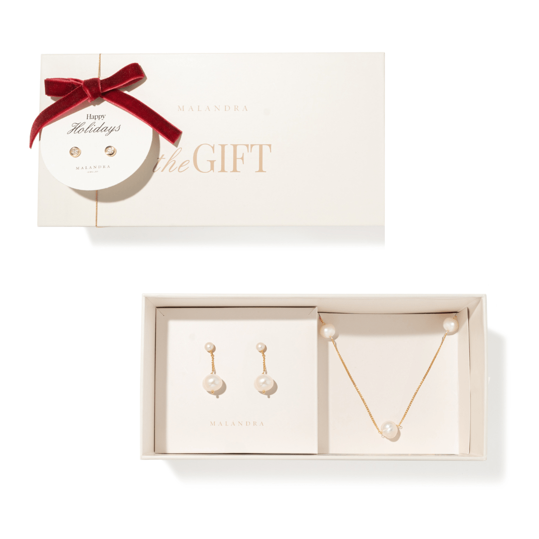 TIMELESS PEARL GIFT SET - SETS DE REGALO - Malandra Jewelry - SET130