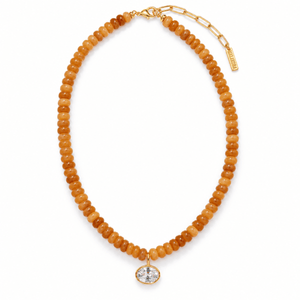 Toffee Jasper Gaia Necklace - COLLARES - Malandra Jewelry - TC2751