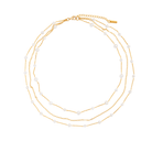TRIPLE PEARL DREAM NECKLACE - COLLARES - Malandra Jewelry - TC1925