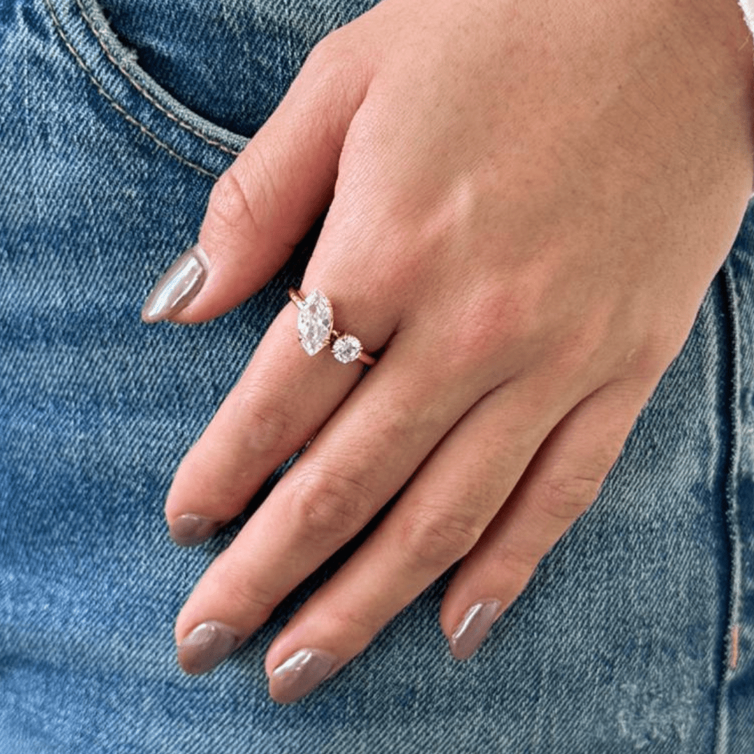 TWIN HALO GLEAM RING - ANILLOS - Malandra Jewelry - EUWR358-JDR0310014-7