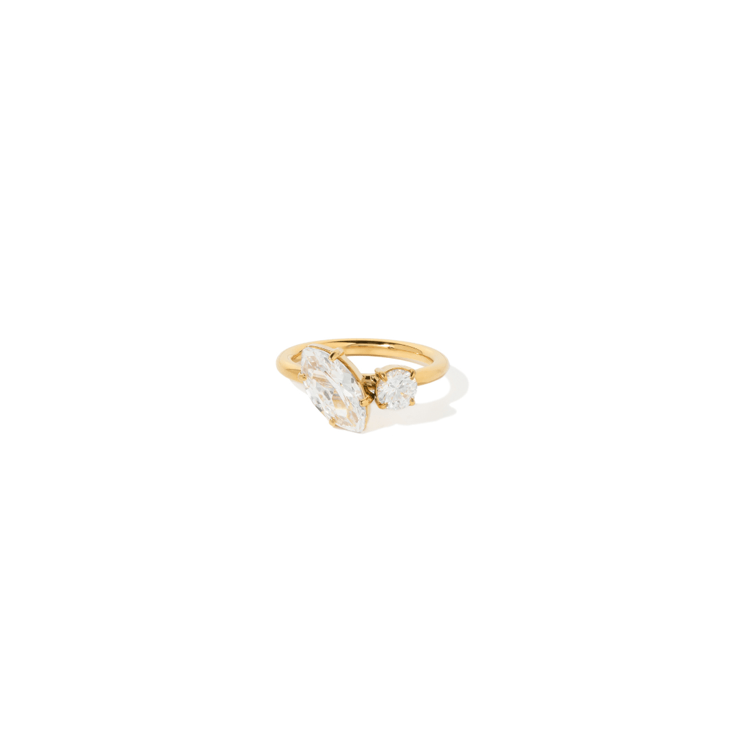 TWIN HALO GLEAM RING - ANILLOS - Malandra Jewelry - EUWR358-JDR0310014-7