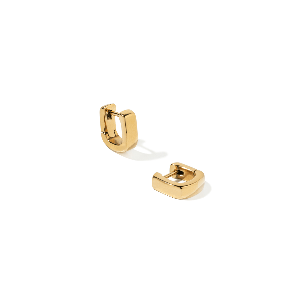 URBAN EDGE ICON HOOPS - ARETES - Malandra Jewelry - EUWA246 - DZJDE202506235NINA