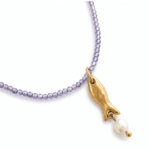 Violet Fish Necklace - COLLARES - Malandra Jewelry - EUWC584-JDN0112016