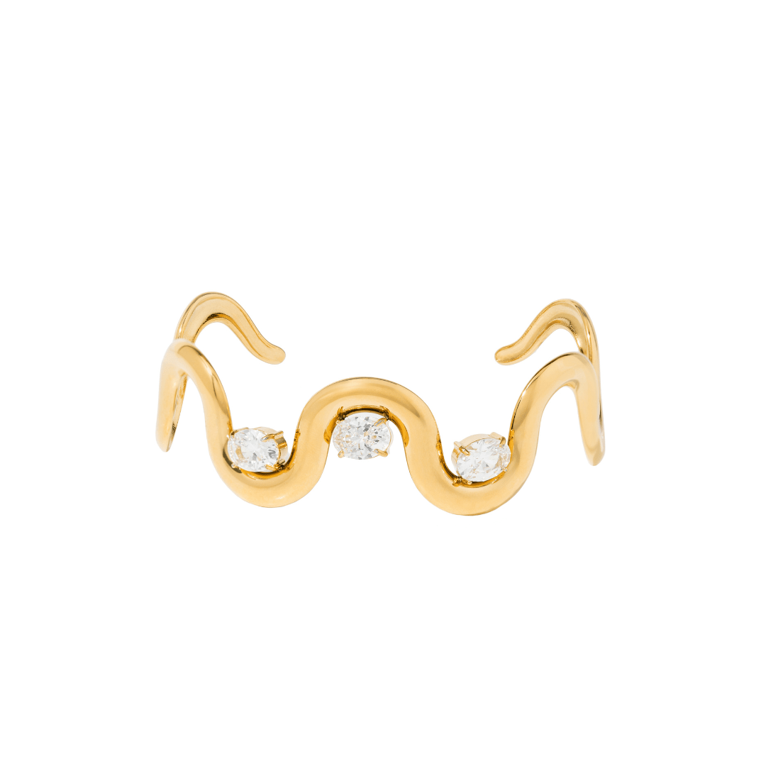 WAVY LUXE BRACELET - ARETES - Malandra Jewelry - EUWP375-JDB0307048