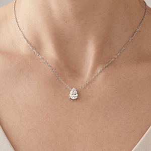 WHITE GOLD DIAMOND NECKLACE 1CT - COLLARES - Malandra Jewelry - BM500.33