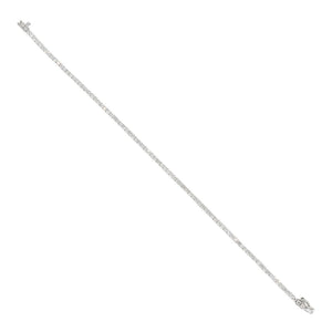 WHITE GOLD TENNIS BRACELET 2CT - PULSERAS - Malandra Jewelry - BM500.1