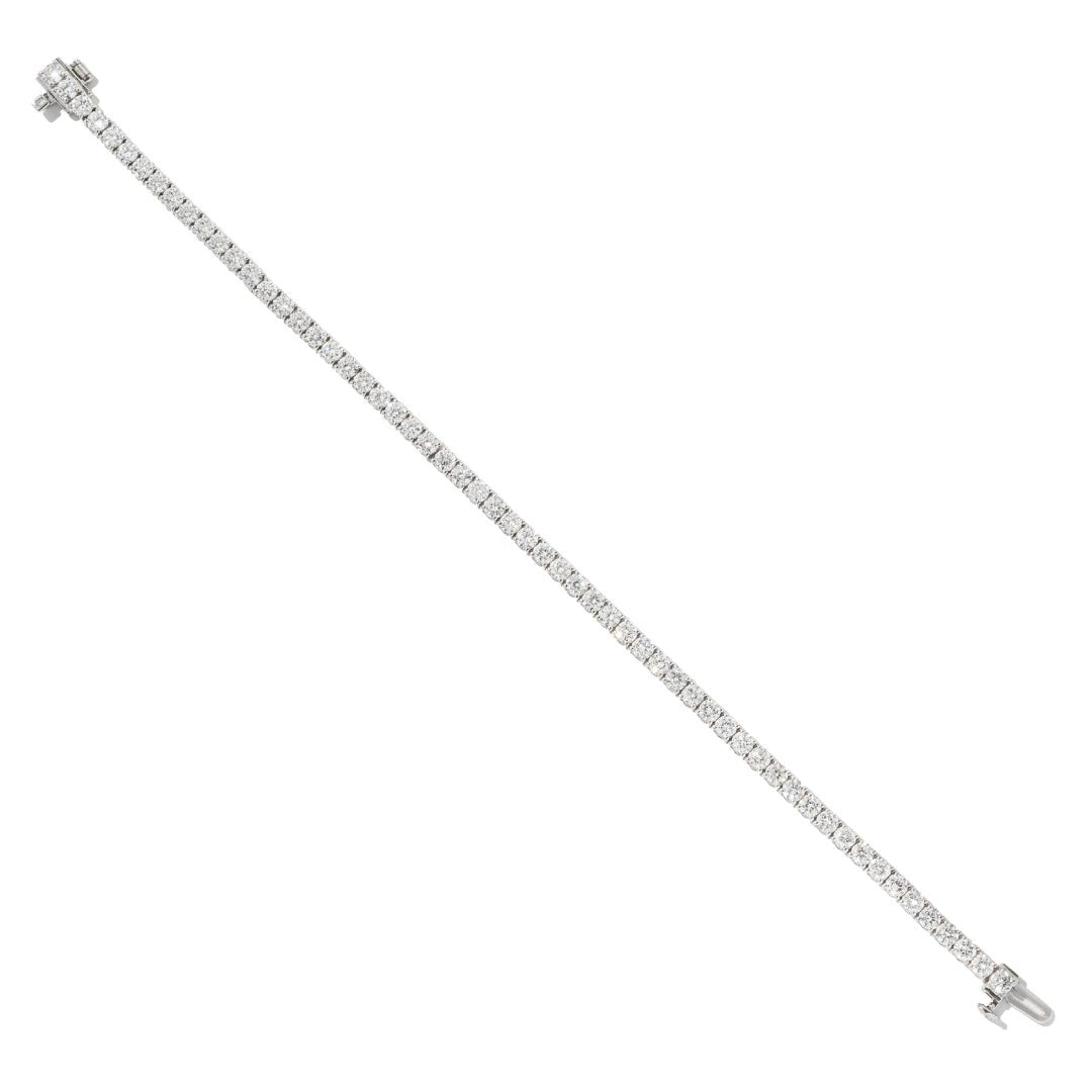 WHITE GOLD TENNIS BRACELET 2CT - PULSERAS - Malandra Jewelry - BM500.2