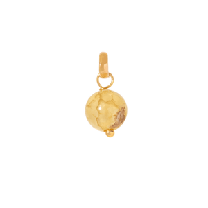 Yellow Agate Glow Charm - DIJES - Malandra Jewelry - TD2585