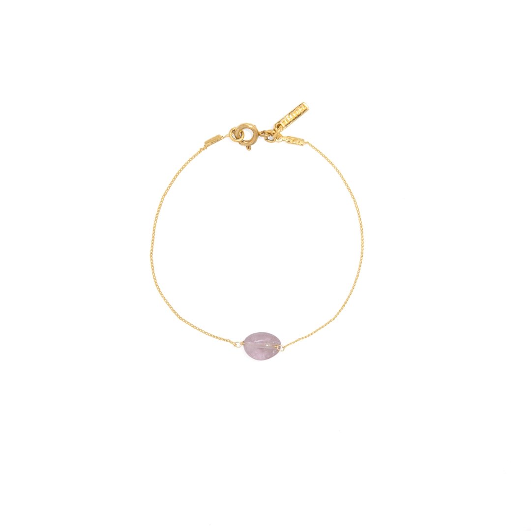 AMETHYST QUARTZ GRATITUDE BRACELET - BRAZALETES - Malandra Jewelry - TP921