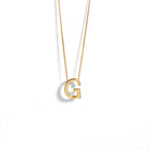 ARIAL LETTER NECKLACE - COLLARES - Malandra Jewelry - TC1503.A