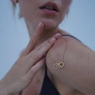 BLUE & GOLD CHARM - DIJES - Malandra Jewelry - ICD291.D.A