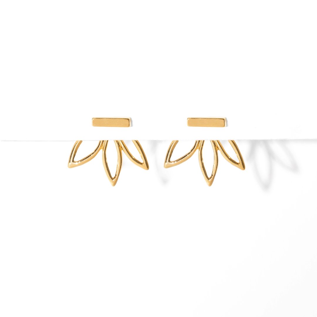 CALI GOLDEN EARRINGS - ARETES - Malandra Jewelry - VCA15