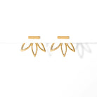 CALI GOLDEN EARRINGS - ARETES - Malandra Jewelry - VCA15