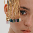 CITRINE AURA NECKLACE - COLLARES - Malandra Jewelry - TC1186