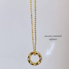 CLEAR & GOLD CHARM - DIJES - Malandra Jewelry - ICD291.D.T