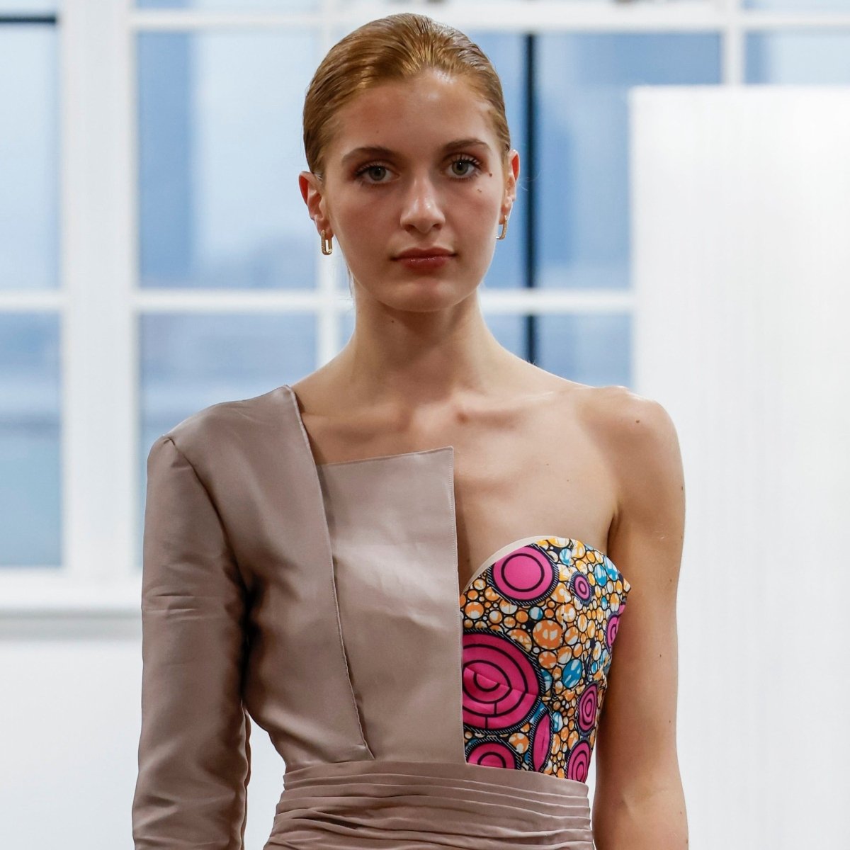 CLIP LINK PAVE EARRINGS - ARETES - Malandra Jewelry - ICA439