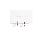CLIP SILVER HUGGIES - ARETES - Malandra Jewelry - EA6574