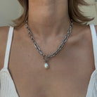COSTA LINK SILVER NECKLACE - COLLARES - Malandra Jewelry - TC1499