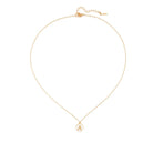 ENAMEL WHITE LETTER NECKLACE - COLLARES - Malandra Jewelry - TC1013.A