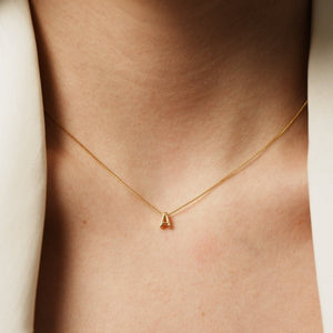 ESSENTIAL ARIAL LETTER NECKLACE - COLLARES - Malandra Jewelry - TC803.A