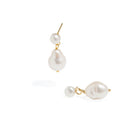 ESSENTIAL PEARL DROP EARRINGS - ARETES - Malandra Jewelry - TA800
