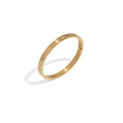 ESSENTIAL TRI LINE GOLDEN BRACELET - BRAZALETES - Malandra Jewelry - EP6270