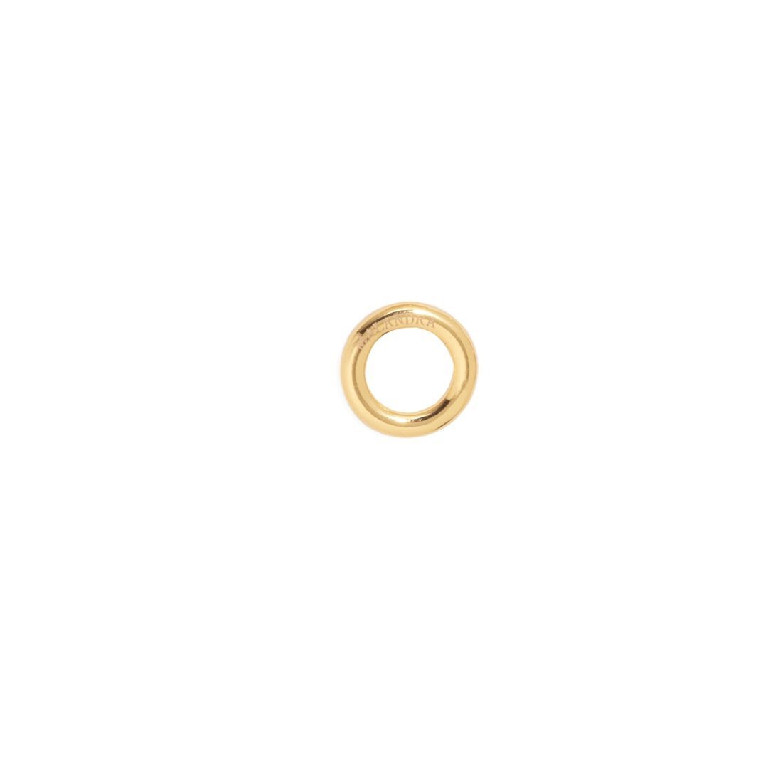 GOLD PLAIN CHARM - DIJES - Malandra Jewelry - VCD83.D