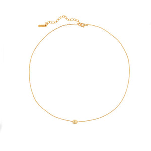 GOLDEN BEAD GRATITUDE NECKLACE - COLLARES - Malandra Jewelry - TC1374