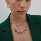 GOLDEN DOTS CUSTOM NECKLACE - COLLARES PERSONALIZADOS - Malandra Jewelry - TC1151.1