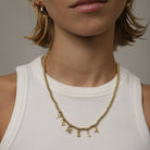 GOLDEN DOTS CUSTOM NECKLACE - COLLARES PERSONALIZADOS - Malandra Jewelry - TC1151.1