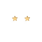 GOLDEN MINI STAR STUDS - ARETES - Malandra Jewelry - VCA129
