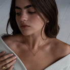 GOLDEN NECKLACE 45 cm - BP - Malandra Jewelry - VCC107.D
