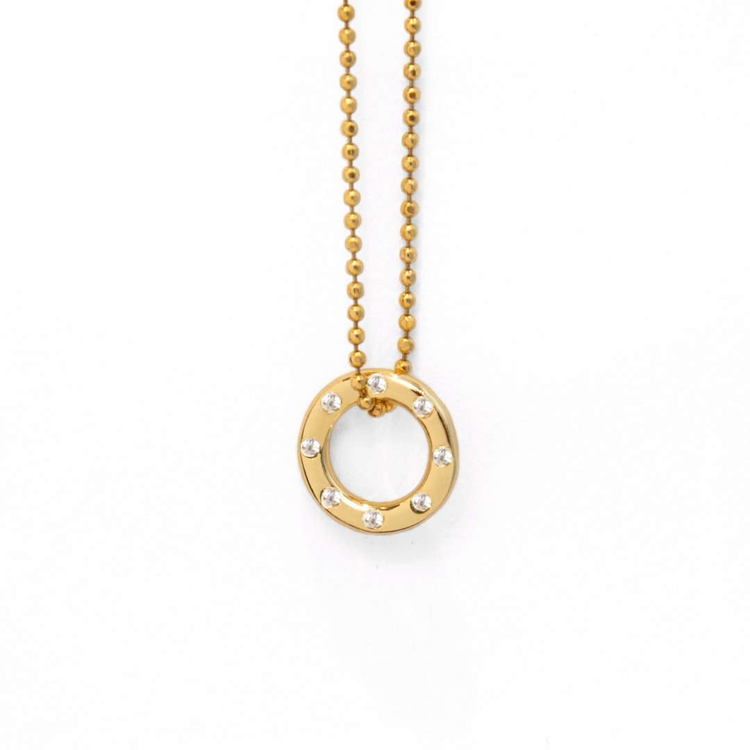 GOLDEN NECKLACE 45 cm - BP - Malandra Jewelry - VCC107.D