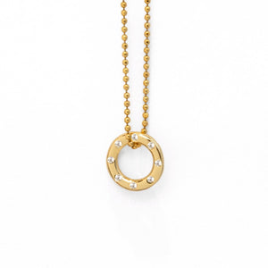 GOLDEN NECKLACE 45 cm - BP - Malandra Jewelry - VCC107.D