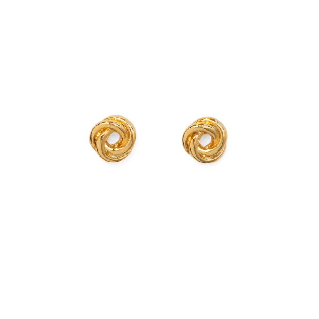 GOLDEN ORACLE STUDS - ARETES - Malandra Jewelry - VCA2