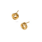GOLDEN ORACLE STUDS - ARETES - Malandra Jewelry - VCA2