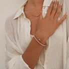 GRATITUDE ROSE PEARL BRACELET - BRAZALETES - Malandra Jewelry - TP952